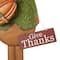 Glitzhome® 36" Thanksgiving Metal Turkey Standing Or Hanging Yard Stake
